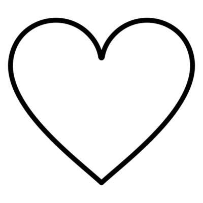 Heart-Shaped. Love Icon Symbol for Pictogram, App, Website, Logo