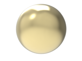 esfera de metal amarelo. png