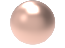 rosa metallo sfera. png