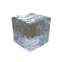 cubo de hielo translúcido. png