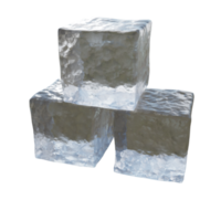 Realistic ice cubes. png