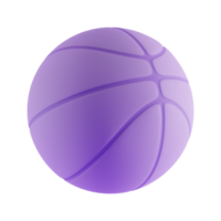 icono 3d de baloncesto, concepto de presentación 3d png