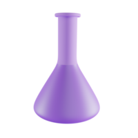 Chemie 3D-Symbol, 3D-Renderkonzept png