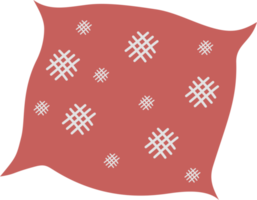 Decorative pillow with a pattern png