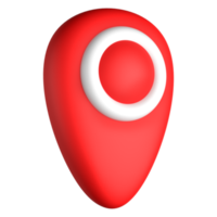 GPS plaats icoon 3d png