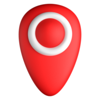 icône de localisation gps 3d png