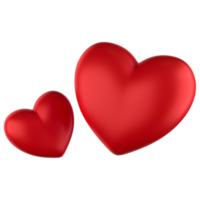 Two Heart 3D png