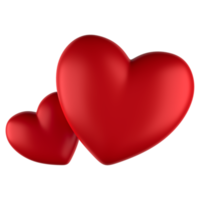 Two Heart 3D png