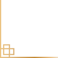 Chinese gold frame png