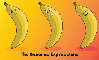 The Banana Expressions vector