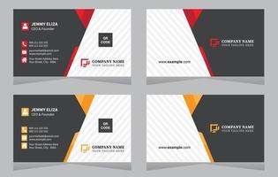 Corporate Business Card Design vector