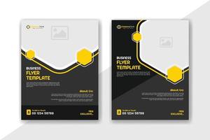 Modern corporate professional creative business headline flyer banner template Pro Vector. Abstract minimal geometric shapes design background for business brochure flyer poster. vector