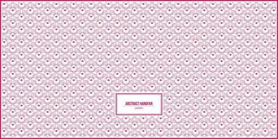 abstract pattern of unique handfan shape vector