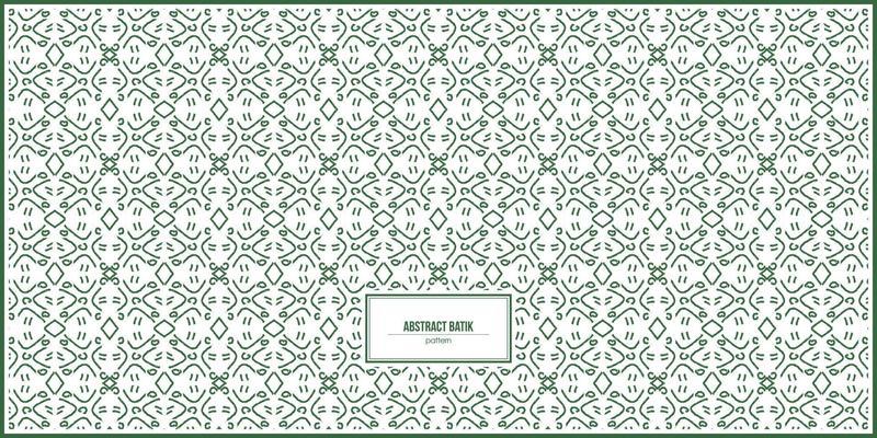 abstract batik pattern stock vektor