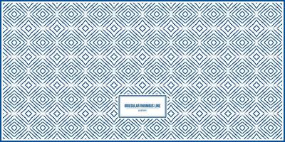 irregular line of rhombus shape pattern vector