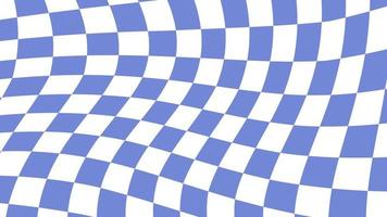 aesthetic blue and white distorted checkerboard, checkers wallpaper illustration, perfect for backdrop, wallpaper, background, banner vector