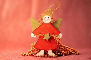 Decorative angel for the Christmas tree photo