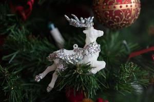 Christmas decoration in the shape of a reindeer photo