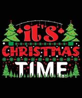 The Best Christmas Quotes T-Shirt Design vector