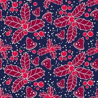 Christmas seamless pattern vector