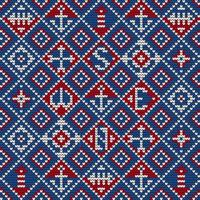 Grandma knitting pattern for Ugly Sweater vector