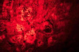 Scary dark red grunge wall concrete cement texture background photo