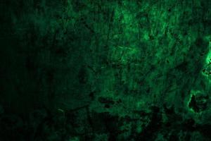 Scary dark green grunge wall concrete cement texture background photo