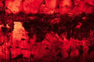 Fondo de textura de cemento de hormigón de pared grunge rojo oscuro aterrador foto