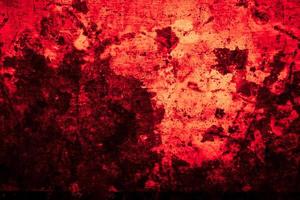 Scary dark red grunge wall concrete cement texture background photo