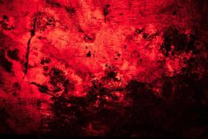 Scary dark red grunge wall concrete cement texture background photo