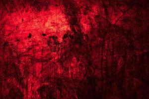 Fondo de textura de cemento de hormigón de pared grunge rojo oscuro aterrador foto