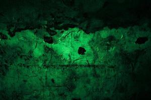 fondo de textura de cemento de hormigón de pared de grunge verde oscuro aterrador foto