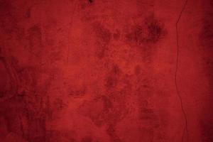 Scary dark red grunge wall concrete cement texture background photo