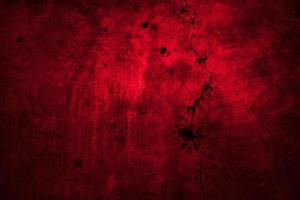 Scary dark red grunge wall concrete cement texture background photo