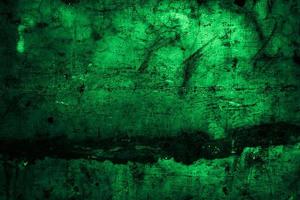 Scary dark green grunge wall concrete cement texture background photo