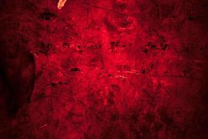 Fondo de textura de cemento de hormigón de pared grunge rojo oscuro aterrador foto