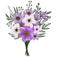 illustration de fleurs et de feuilles png