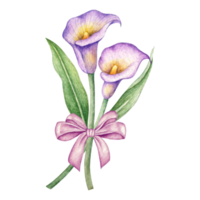 blomma och blad illustration png