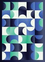 diseños de volantes de portada de póster geométrico abstracto. ilustración vectorial vector
