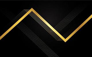 Abstract black and gold luxury background vector