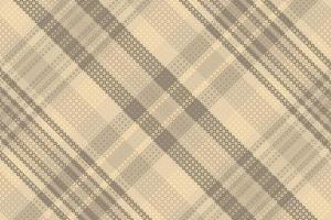 Tartan or plaid vintage color pattern. vector