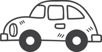 Hand Drawn toy car for kids illustration png