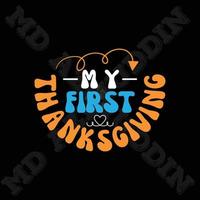 My First Thanksgiving vector