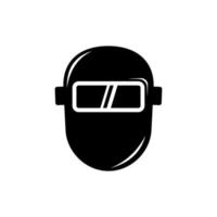 logotipo de máscara de soldadura vector