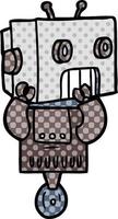 cartoon robot character vector