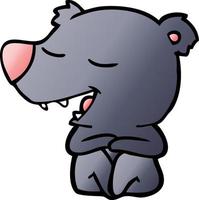 cartoon bear character vector