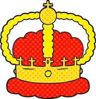 vector cartoon royal crown