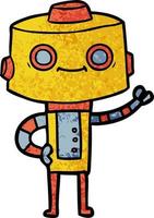 cartoon robot character vector