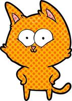 vector cartoon cat character