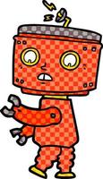 cartoon robot character vector